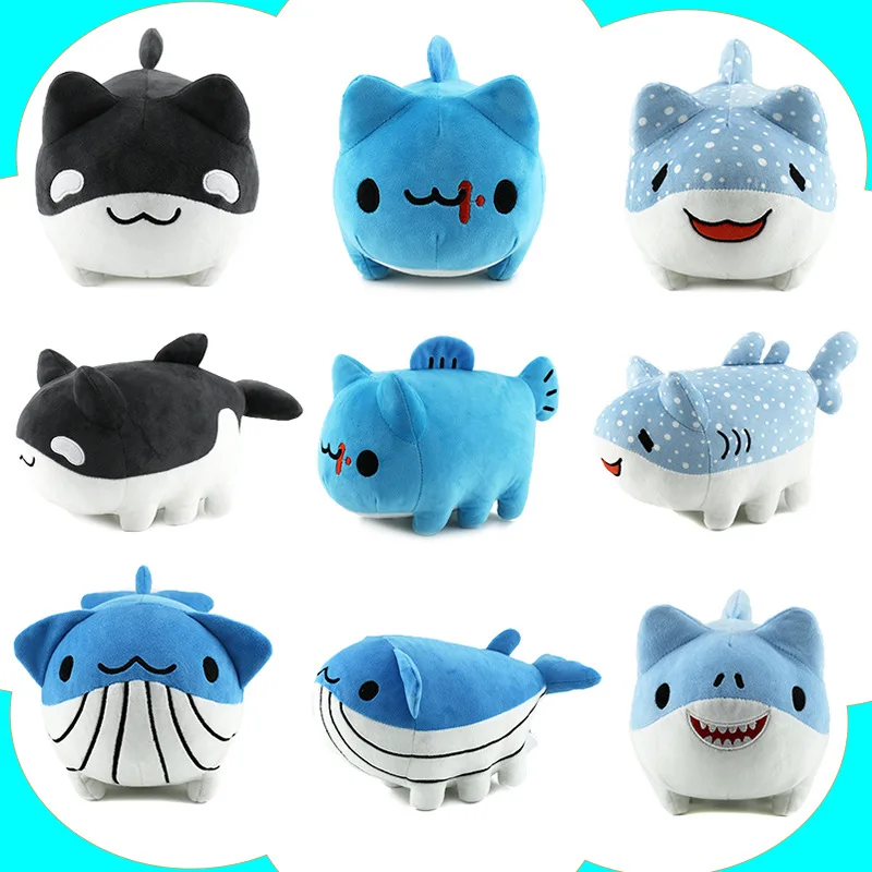 Anime Bug Capoo Bugcat Blue Cat Worm Toy Children Charm Presents Kawaii Animal Adorable Cartoon Pillow Doll Kids Xmas Gift