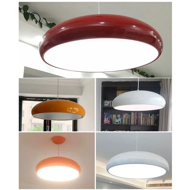 SANDYHA Modern Nordic LED Hanging Lamp Minimalist Chandelier for Living Room Bedroom Study Restaurant Lighting Fixture