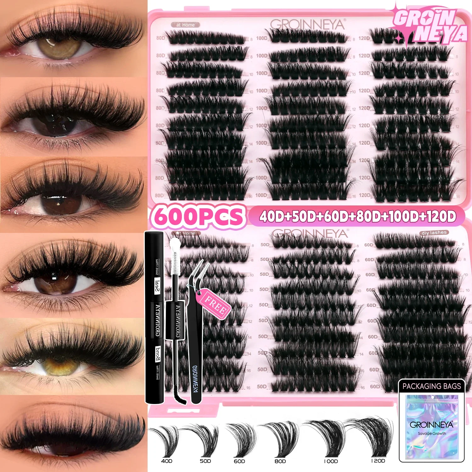 GROINNEYA Kirpik Demetleri Set - Eyelash Extension Home Service incelemesi ve fiyatı