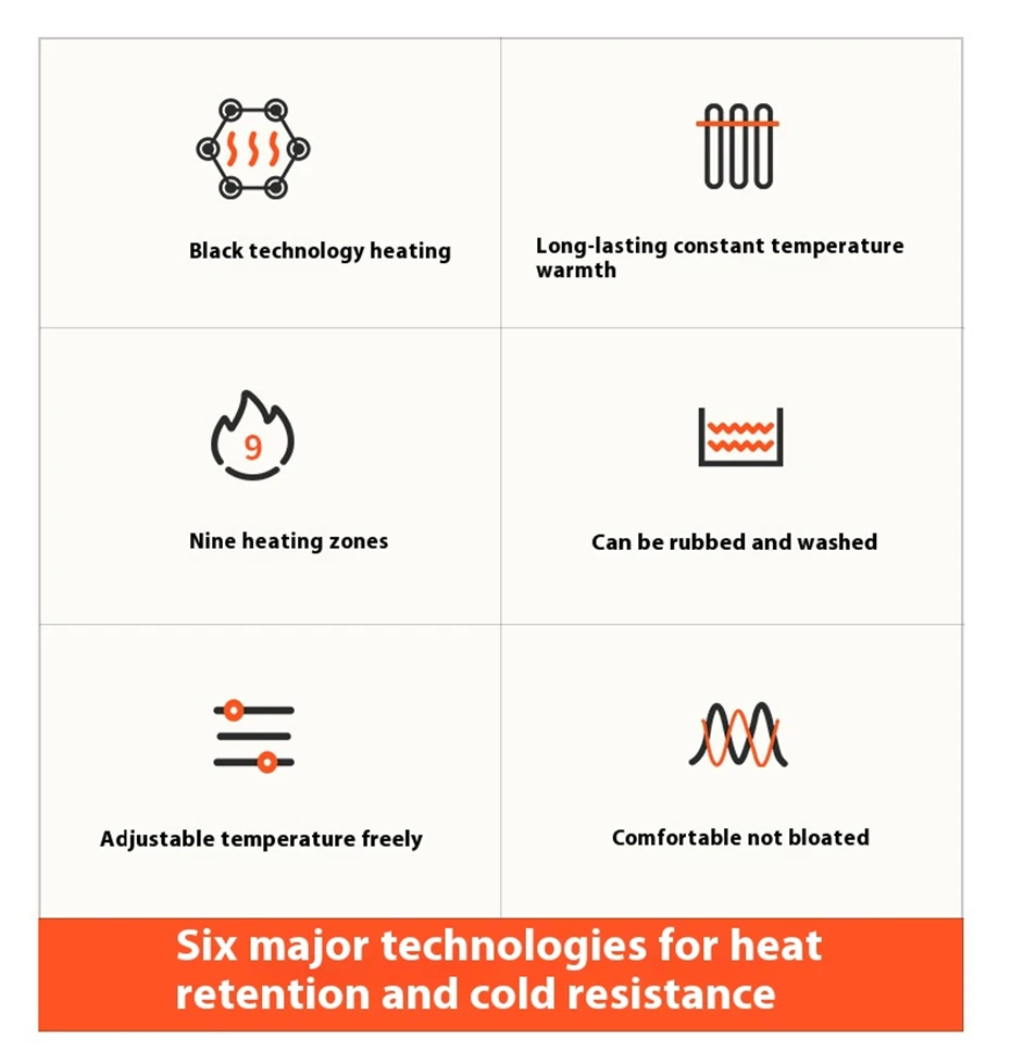 USB Heating Jacket Men Winter Electric Heated Jackets Infrared 9 Heating Areas Jacket Fashion Casual Fleece Coat Male 9 S1e4ed1f1dde849eda2505ef40460190f4