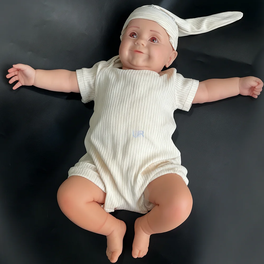 20 Inch Like Real Newborn Baby Size Heavy Silicone Reborn Dolls Artist Diy Hand-Made Unpainted Soft Spain Baby Girl Prototype