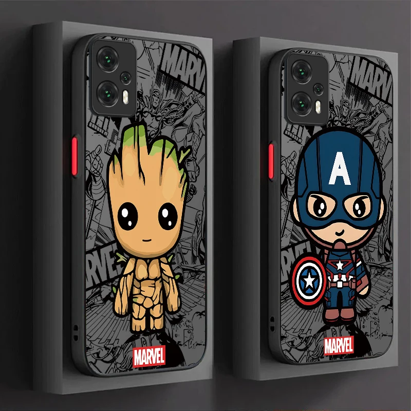 إصدار Q لطيف من هاتف Marvel Spider-Man لهاتف Xiaomi 14T 13T 12T 11T 10T 9T Pro Mi 14 13 12 10 11 Lite 5G NE غطاء مقاوم للصدمات #2