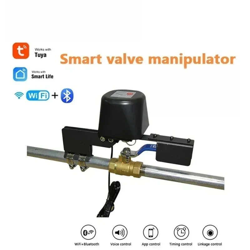 110V 220V 12V Intelligent WIFI Manipulator Water Valve Air Valve Universal TUYA ZIGBEE Valve Manipulator Remote Control