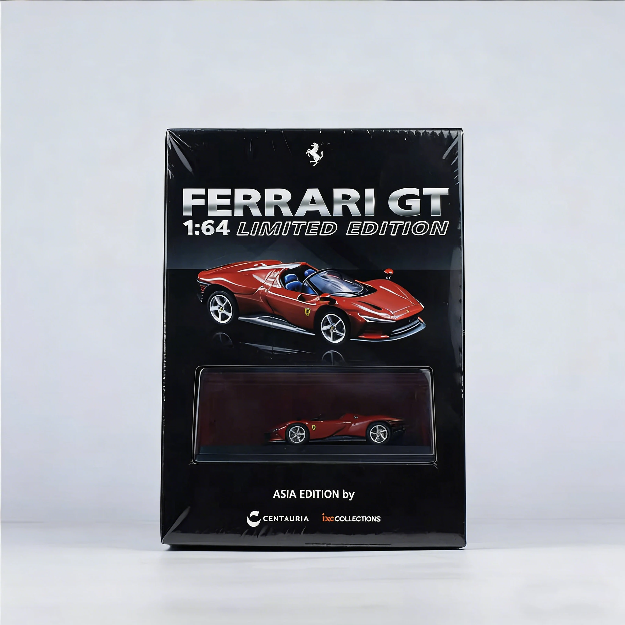 

Car in Magazine 1:64 Scale Centauria IXO Ferrari Daytona SP3 2021 Asia Edition Limited Collectible Diecast Car Model in stock