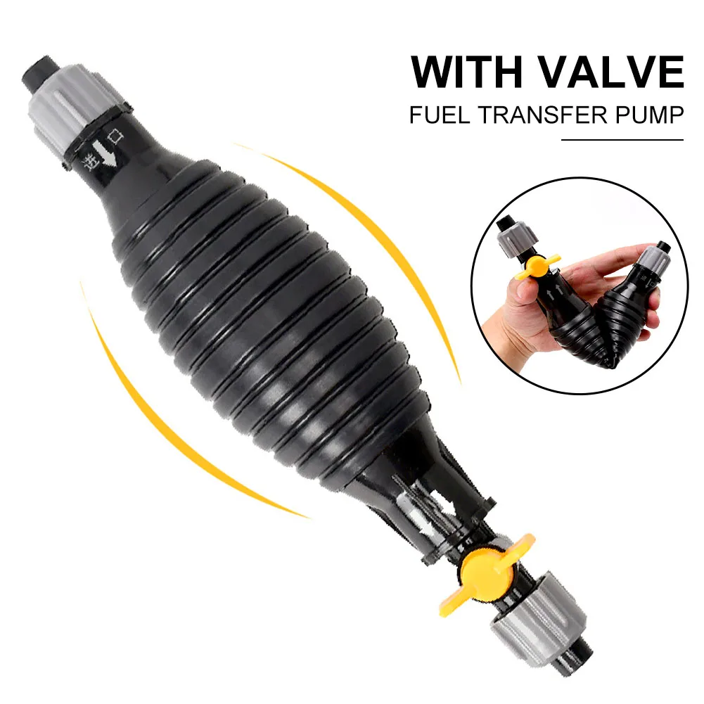 

Manual Fuel Pump High Flow with 1m Hose Motorcycle Hand Siphon Water Fish Tank Oil Gasoline Petrol Diesel Liquid Transfer Tool