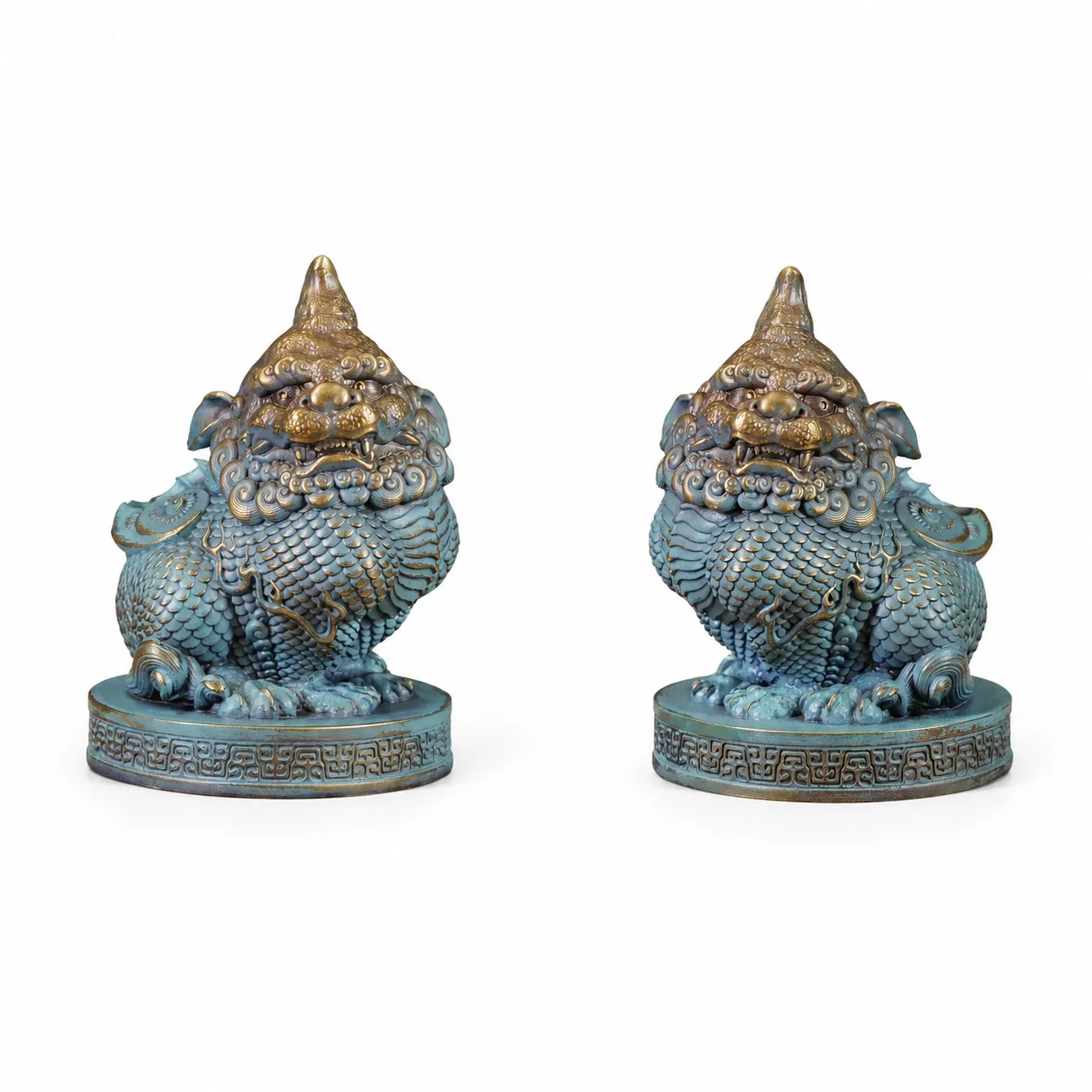 Handcrafted Solid Brass Pixiu Statue for Chinese Feng Shui Wealth Attraction Home Office Desk Tea Room Ornament Gift