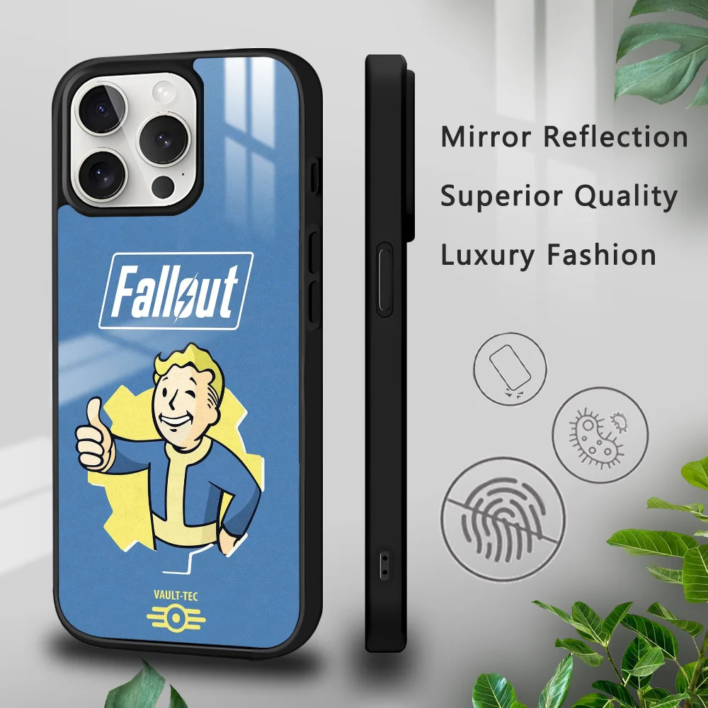 F-Fallout S-Series 4 Cool Game Phone Case For IPhone 16 15 14 13 12 11 Pro Xs Max Mini Plus Celulares Hard Funda