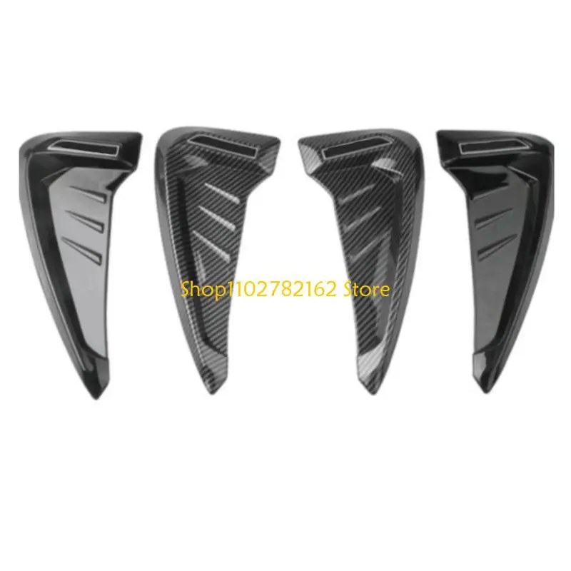 

547B 2 Pcs Universal Self-Adhesive Air Vent Side Decor Sticker for Car Cover Grille Duct Decor