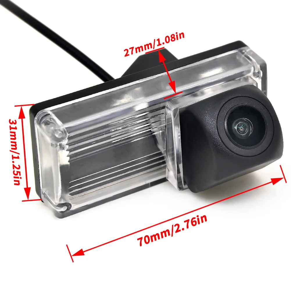 170° HD 1080P Car Rear View Camera for Toyota Land Cruiser LC 100 120 200 Prado Night Vision Reverse Reversing 4 Pin AHD