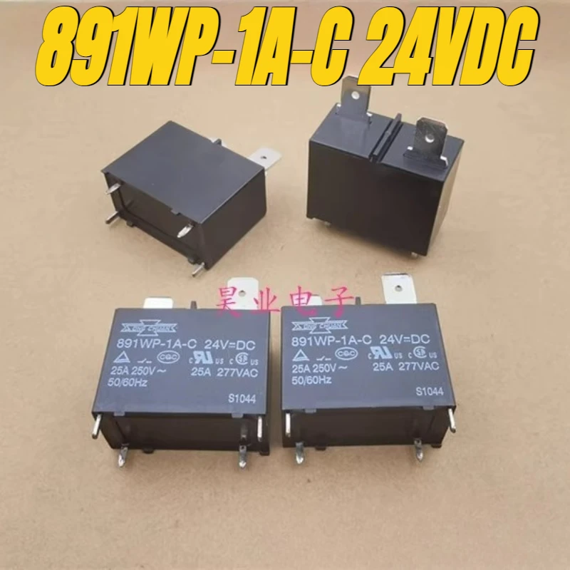 

（Brand New）10pcs/lot 100% original genuine relay:891WP-1A-C 24VDC 4pins 25A Special relay for air conditioning and water heater