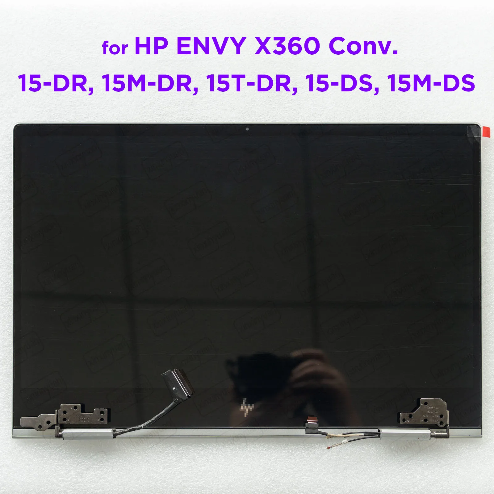 

15.6 LCD Touch Screen Complete Assembly for HP ENVY X360 15-DR 15M-DR 15T-DR 15-DS 15M-DS 15-DR0012DX Display Panel L53545-001