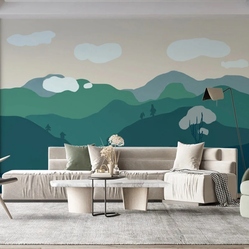 Custom Any Size Photo Mural Modern Style Cartoon Abstract Children Room Kids Bedroom Background Wallpaper Home Decor Backdrop 3D