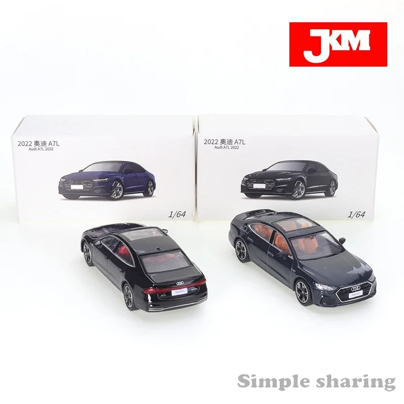 

JKM 1/64 Audi A7L Independent Brake Discs Car Alloy Toys Motor Vehicle Diecast Metal Alloy Diecast Model Car Toy Collection Gift