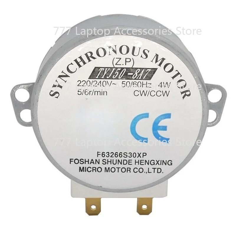 For Microwave Oven Synchronous Motor TYJ50-8A7 220V/240V 4W 5/6r/min CW/CCW