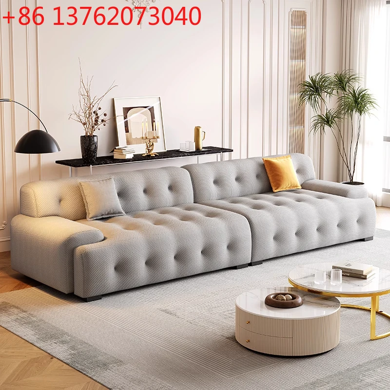 

2025 new fabric sofa leave-in living room small apartment small sofa