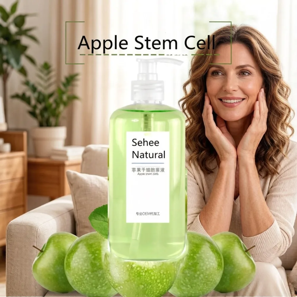 500ml Apple Stem Cell Serum Wrinkles Lifting Facial Care wiht Hyaluronic Acid Skin Firming Essence
