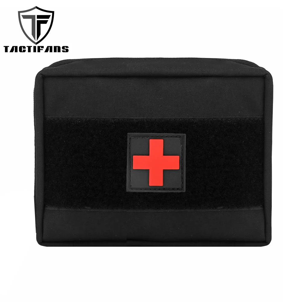 

TACTIFANS Empty IFAK Pouch Survival Trauma MED Medical Pouch First Aid Kit Storage MOLLE Waist Bag Tourniquet Holder Outdoor