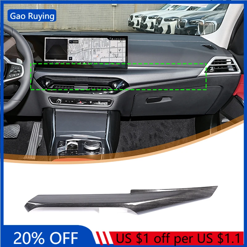 

Gao Ruying для BMW M2 M3 M4 i4 G87 G80 G82 G26E 2025 ABS, центральная консоль автомобиля, панель приборной панели, накладка, внутренняя автомобильная аксессуары