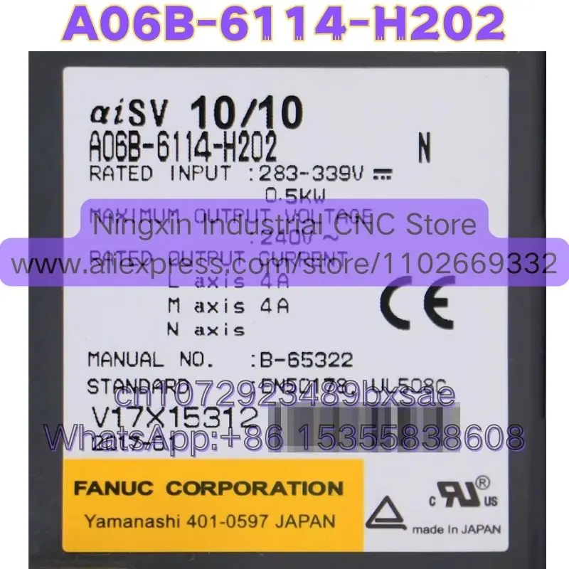 A06B-6114-H202 Used Function Intact Shipped Quickly