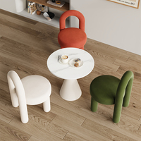 home Furniture portable vanity chair folding portable stool Low Garden furniture Wood stool Chair for leisure comfortable ikea