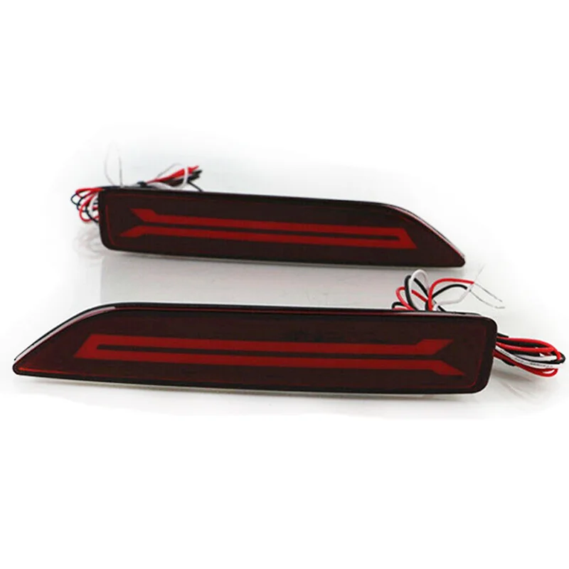 2PCS for Honda CRV CR-V 2007 2008 2009 Multi-Function LED Rear Bumper Light Rear Fog Lamp Auto Bulb Brake Light Reflector