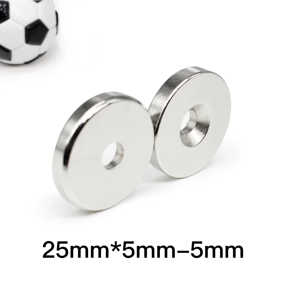 25x5-5mm Circular Magnets 25x5-5mm for Home Refrigerators, Offices DIY 25x5-5mm