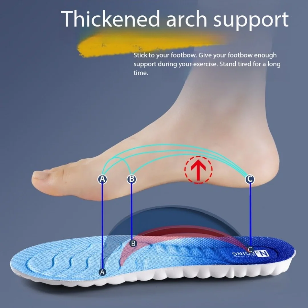 

Спортивные стельки 4D Cloud Technology: мягкие, дышащие, амортизирующие, для оптимального ортопедического ухода!