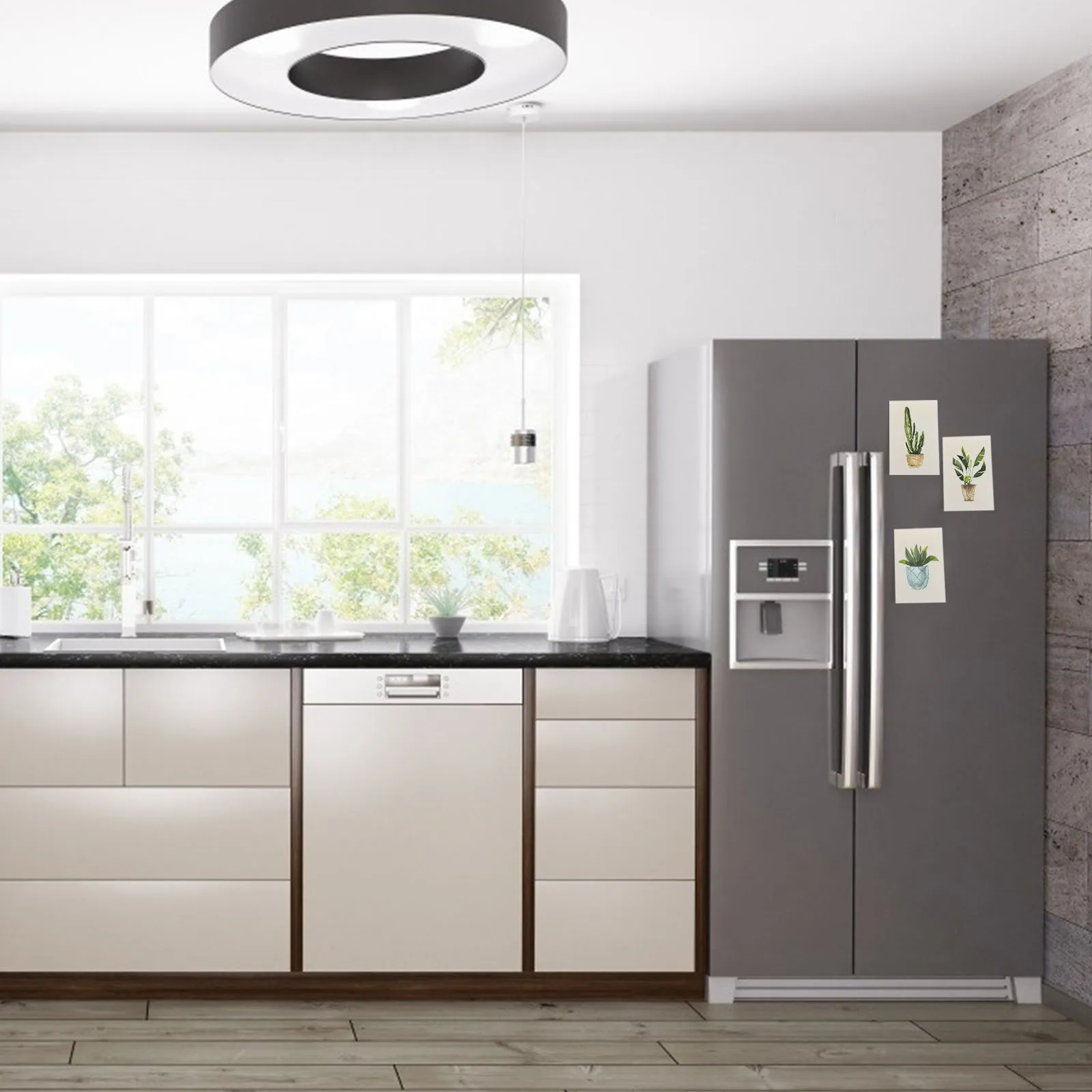 6 قطعة ملصقات مذكرة شفافة لوحات مذكرة الكتابة الشفافة للوازم المكتبية القرطاسية المدرسية رسالة تنظيم المنزل #3