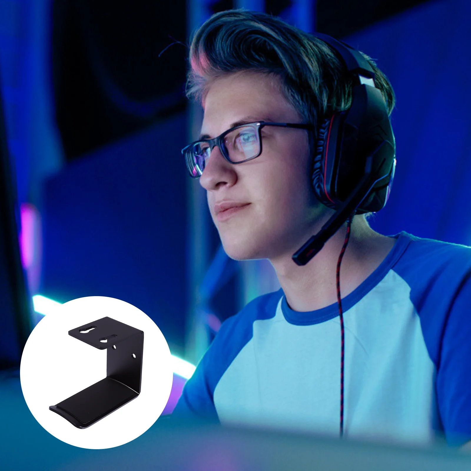 Desk Setup For Gaming - 1 шт. Премиум-держатель для наушников из