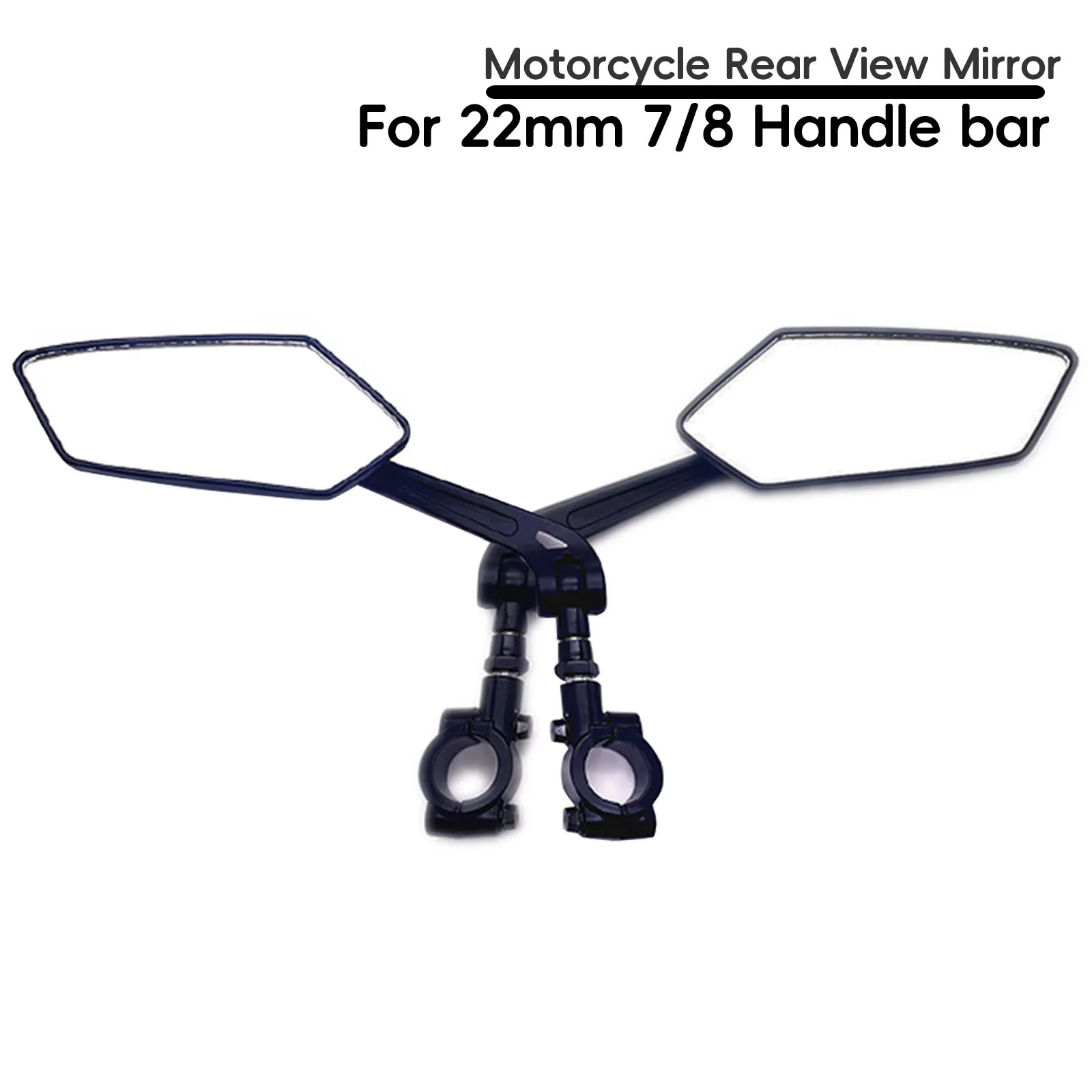 Large Mirror 14.5cm for 22mm 7/8 handle bar Universal Motorcycle Motor Bike Rearview Mirror Adjust Back side Rear View Mirror