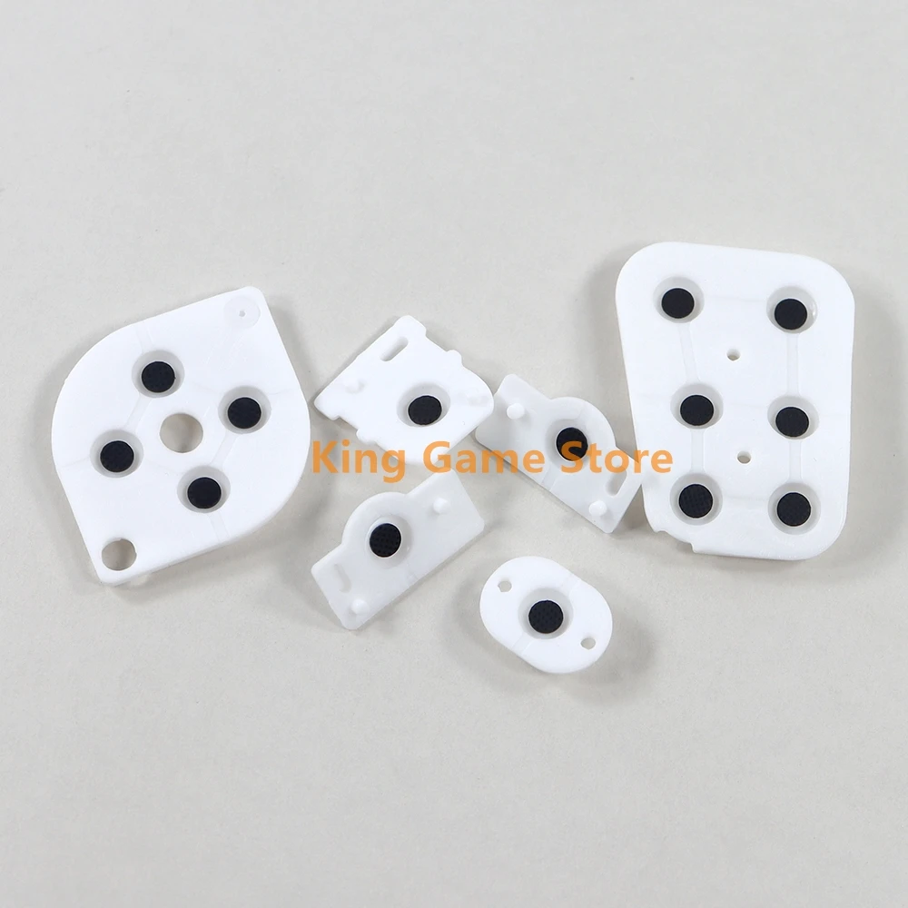 1 Juego de repuesto para controlador N64, Joy Pad, botón conductor, almohadilla de silicona para piezas de reparación de goma N 64 N64
