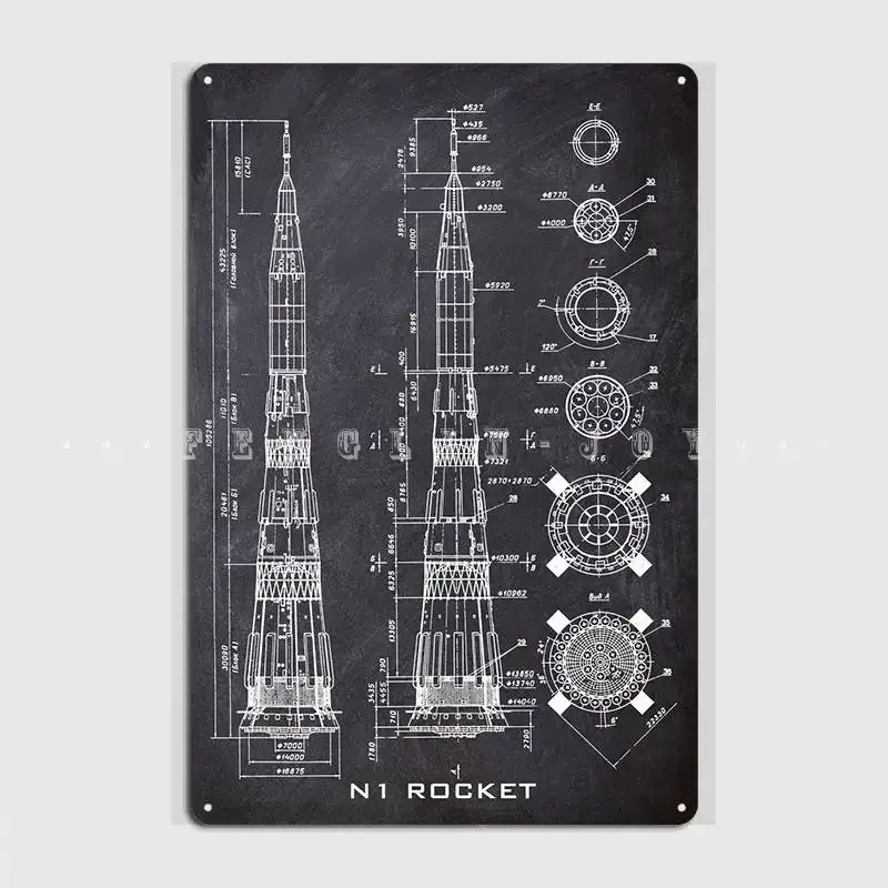 N1 Rocket Metal Sig… - image