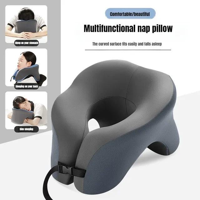 Memory Foam Neck Pillow for Comfortable Travel