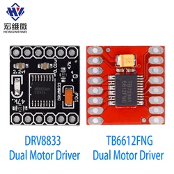 TB6612 DRV8833 Dual Motor Driver 1A TB6612FNG for Arduino Microcontroller Better than L298N