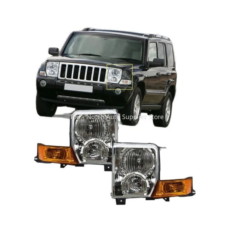 

Подходит для галогенных фар Jeep Commander 2006–2010 гг., с хромированными и янтарными передними фарами CH2519117CH2518117