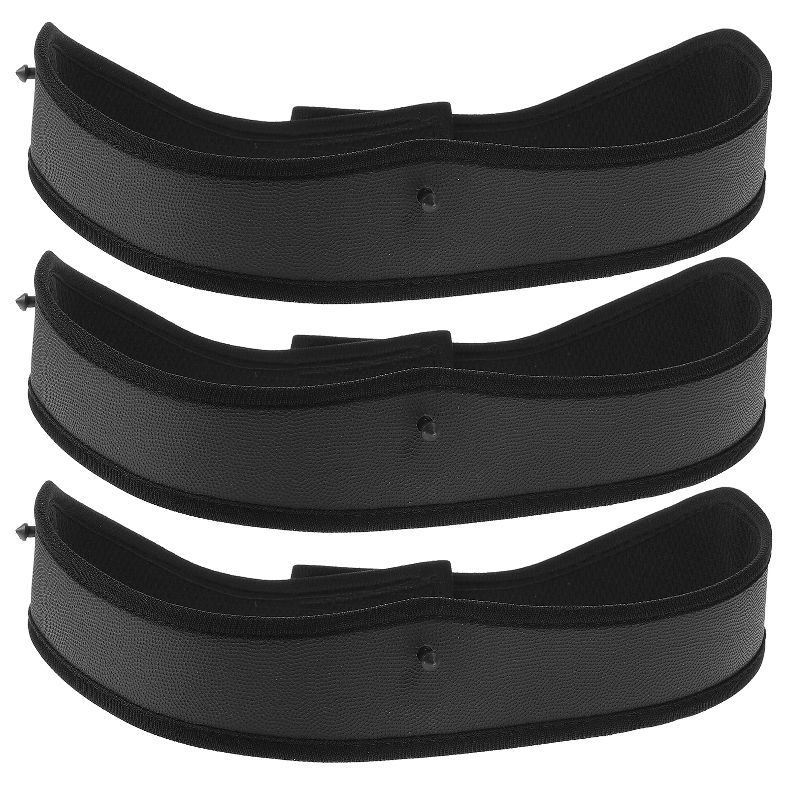

3 Pcs Headb Hard Hat Liner Riding Forehead Pads Padding Pu Safety Sweatb Lightweight Durable Breathable Protection Labor
