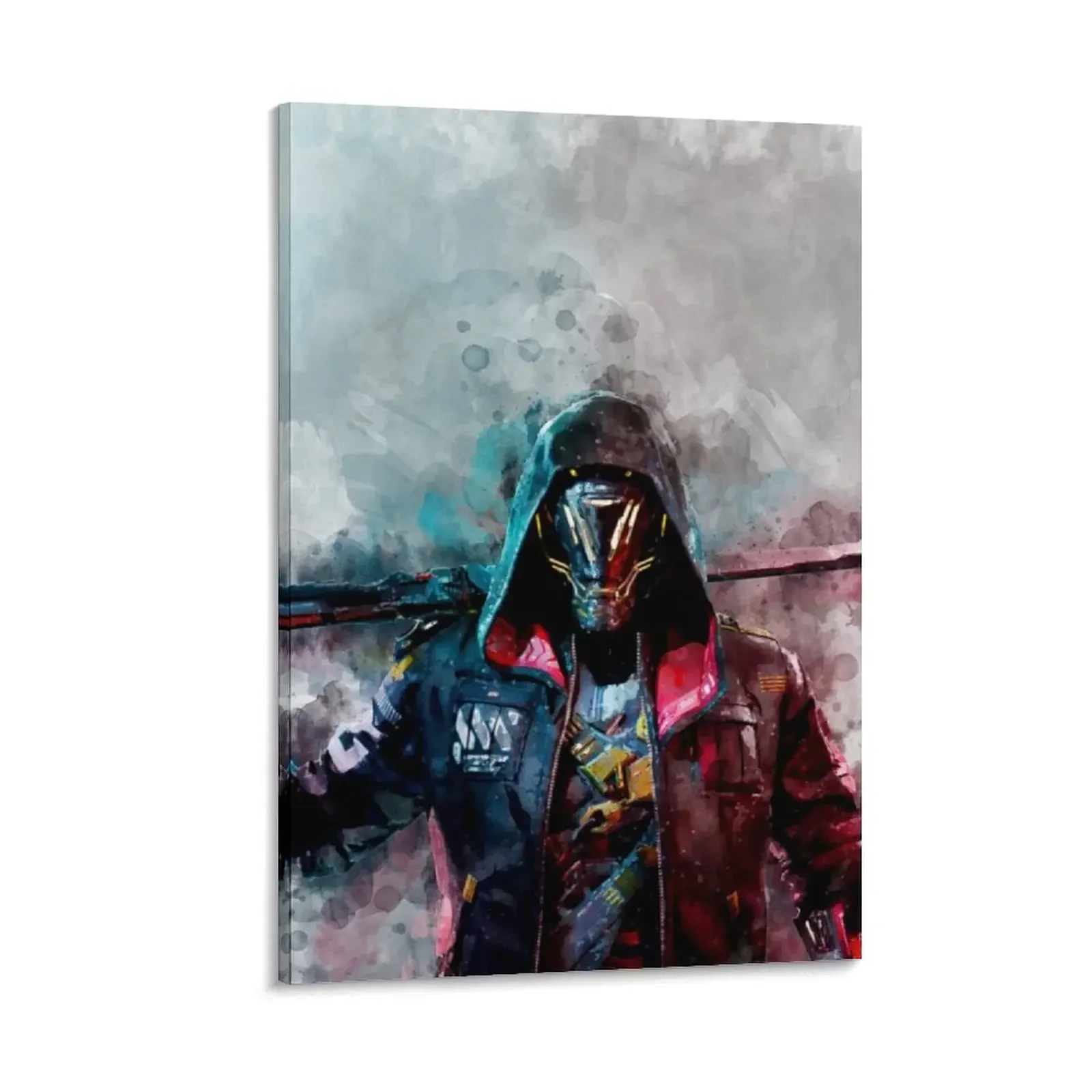

Ghostrunner Watercolor Canvas Painting Wall paintings home decor interior pictures for wall