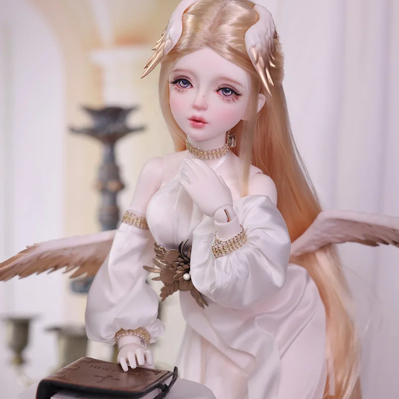 Fantasy Angel 1/4 Uriel Fullset A BJD Doll with Magic Wing Resin Toy