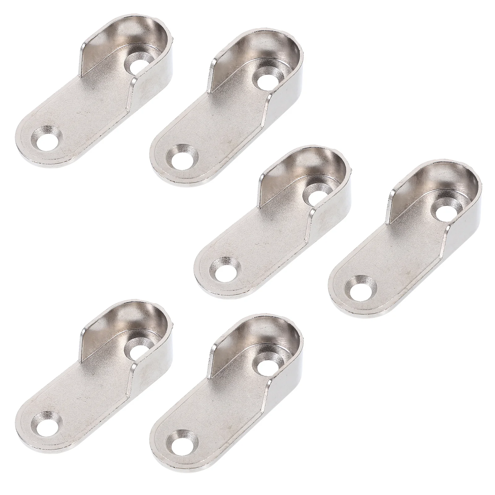

6Pcs Closet Rod End Holder Heavy Duty Metal Clothes Pole Socket Sturdy Wall Mount Bracket for Closet Laundry Room Kitchen