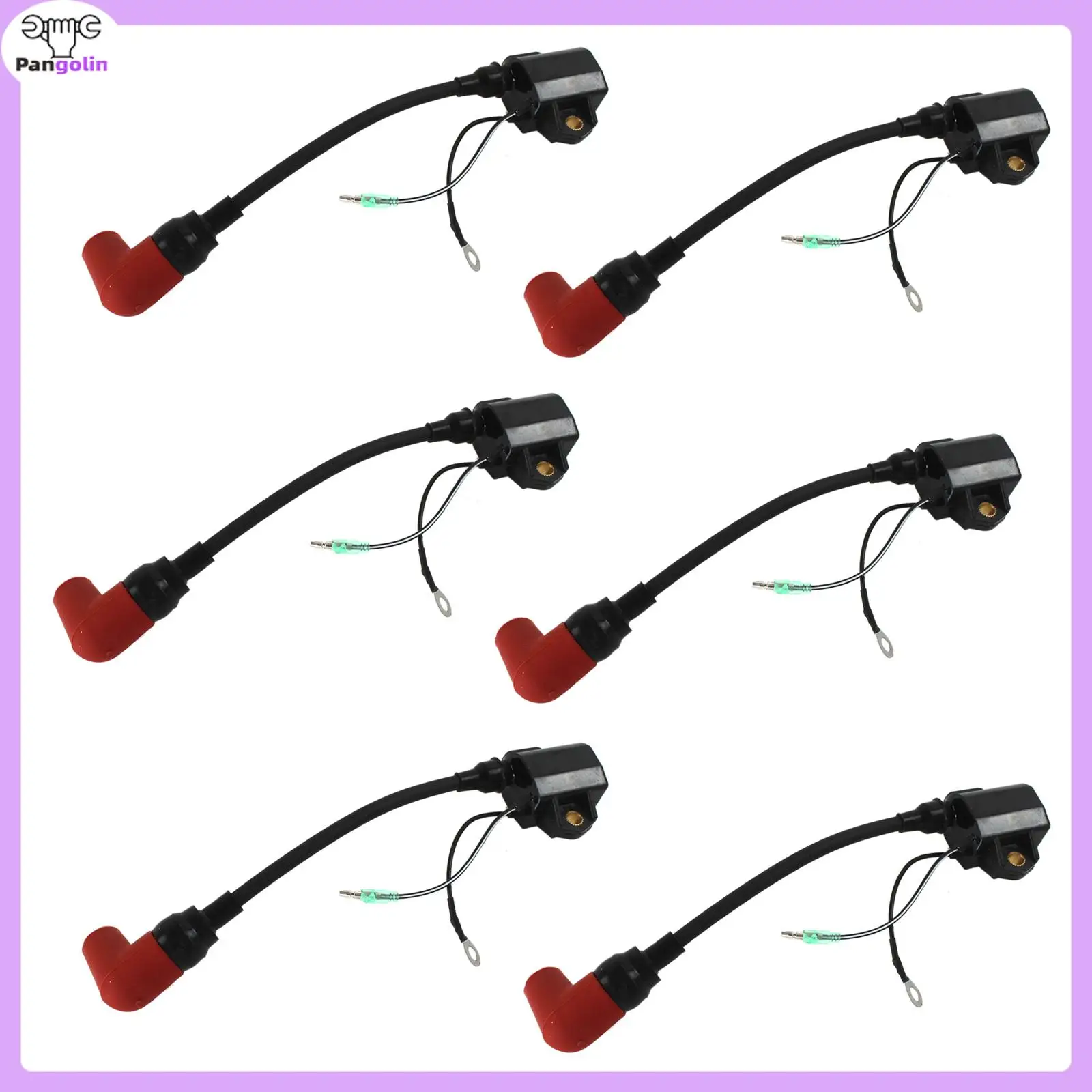 

6pcs 6R3-85570-00-00 6R3-85570-01-00 New Heavy Duty Ignition Coil for Yamaha Outboard 100-225HP