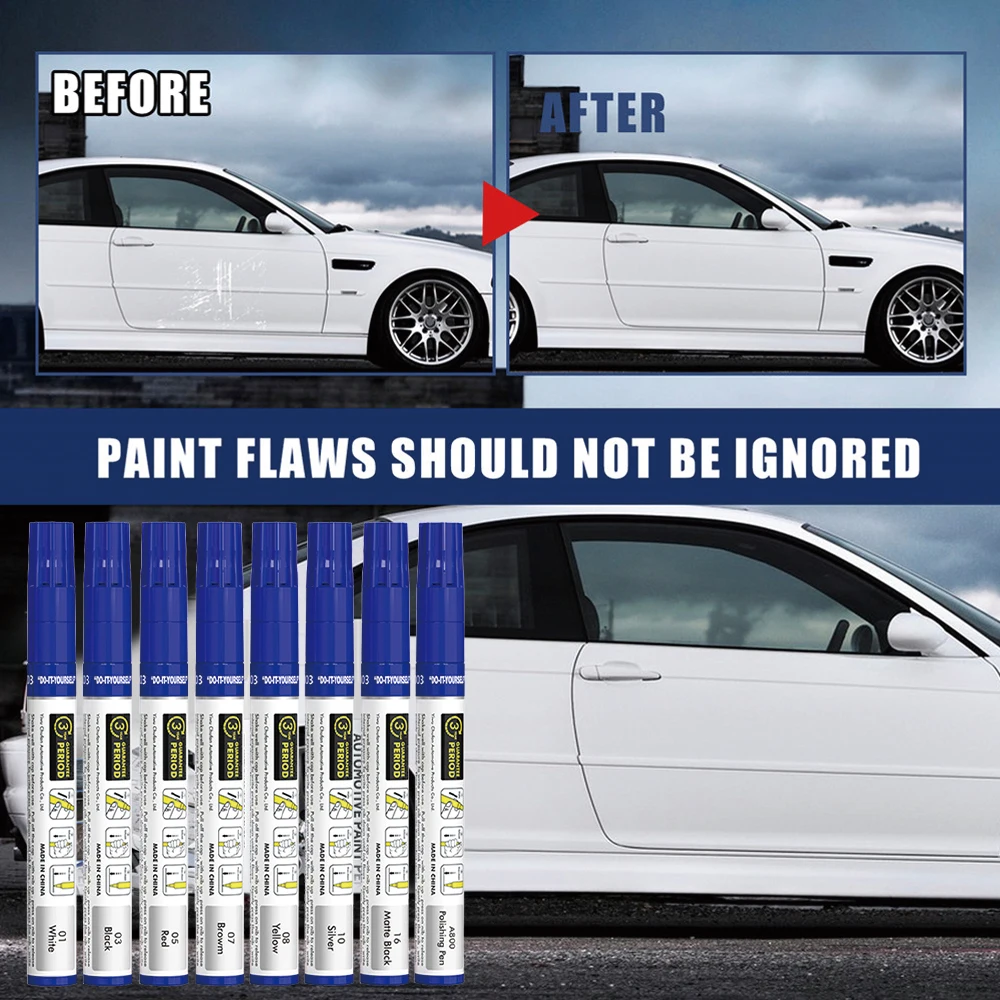 

Car Scratch Repair Paint Care Pen Soft Brush Head Touch Up Pen Scratch Remover Auto Paint Maintenance Car Accessories