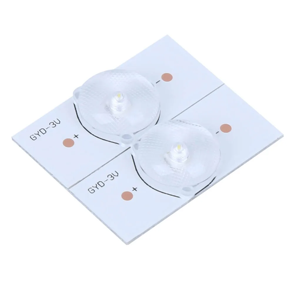 20 قطعة 3 فولت SMD حبيبات مصباح مستديرة متفاوتة الأحجام الألياف الزجاجية مجلس مع عدسة بصرية فليتر ضوء حبة توفير الطاقة الأبيض مصلحة الارصاد الجوية LED عدسة الاستخدام المنزلي #2