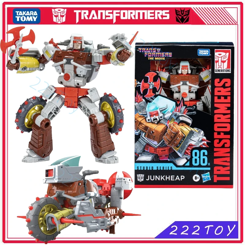 New Takara Tomy Transformers Toy The Movie1986 SS86-14 Deluxe Class Junkheap Action Figure Robot Toys Gift Classic Anime Figure