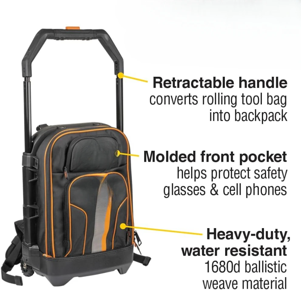 55604 Rolling Tool Backpack, Tool Bag