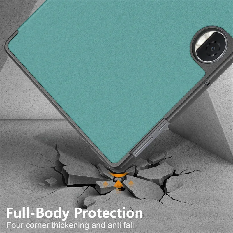 For Funda Honor Pad 9 Case 12.1 inch HEY2-W19 W09 Tri-Folding Stand Magnetic Hard PC Back Shell for Honor Tablet 9 Case Cover