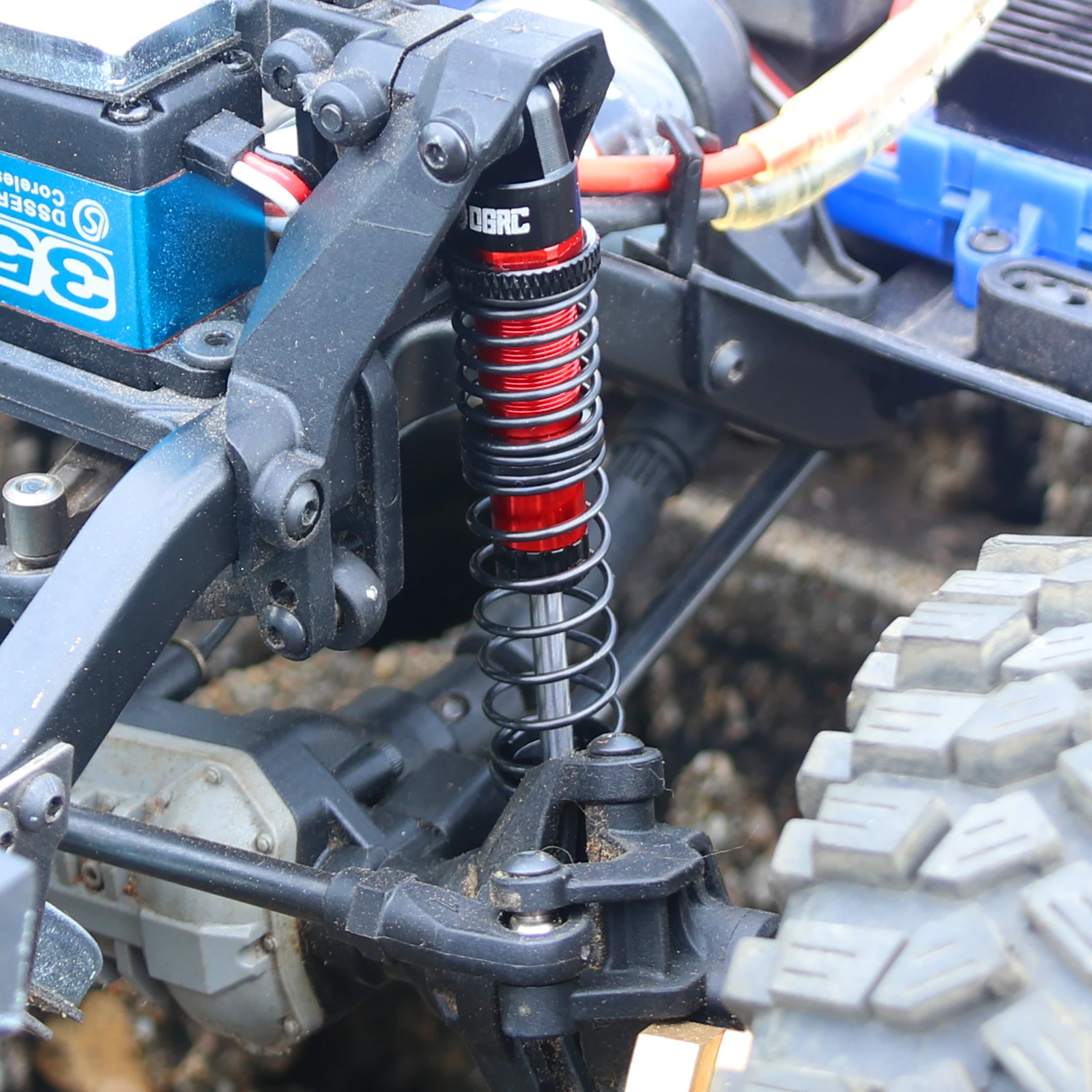 OGRC 1/10 RC Crawler Oil Filled Shock Absorber Damper 85/95/100mm Suspension Upgrade for Traxxas TRX4 Defender Bronco TRX6 Parts view 6