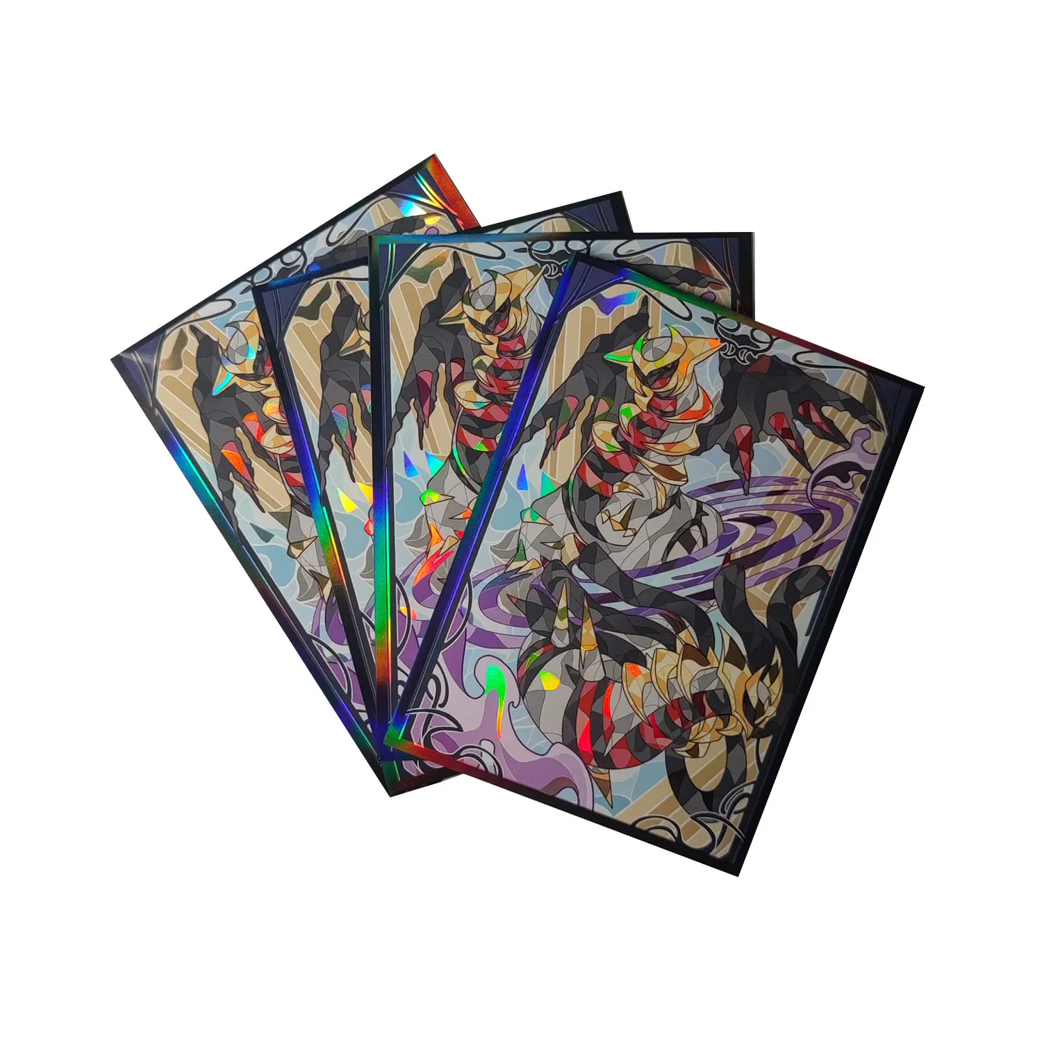 60ct Top Loader Anime Trading Card Sleeves Card Shield laser Card Holder Deck Protector for MTG/TCG/PTCG Size Cards 66x91mm