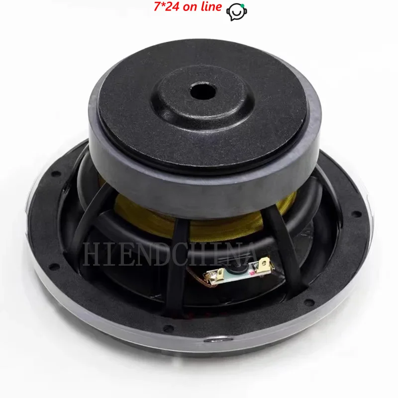 

EY-04 6,5-дюймовый среднечастотный динамик HIFI с литым алюминиевым корпусом, покрытый пластиковым покрытием, с диагональным длинноходным звуковым катушкой, 5 Ом (1 шт.)