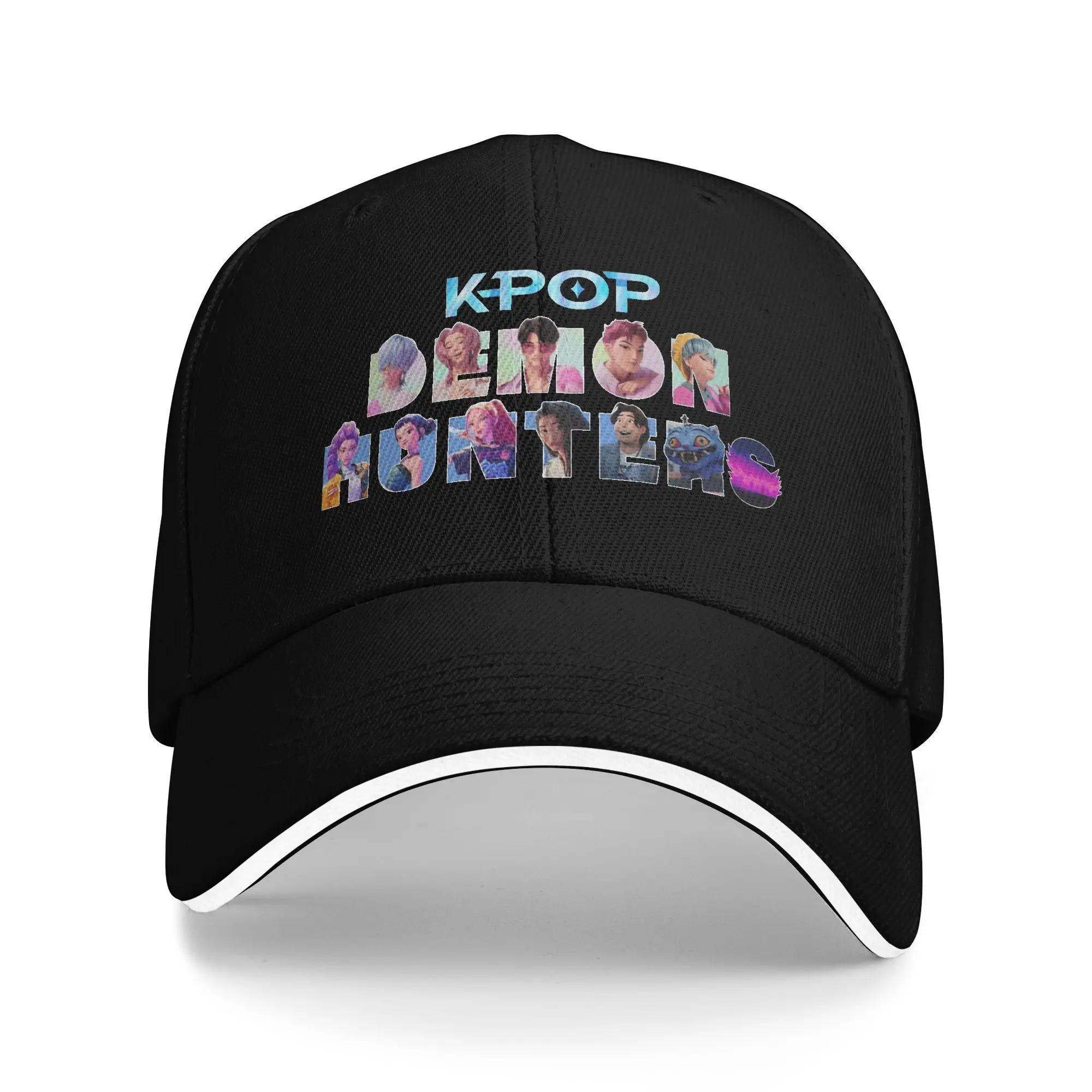 

2025 Anime Kpop Demon Hunters Baseball Cap Casual Trucker Hat Summer Men Women Outdoor Gym Baseball Caps