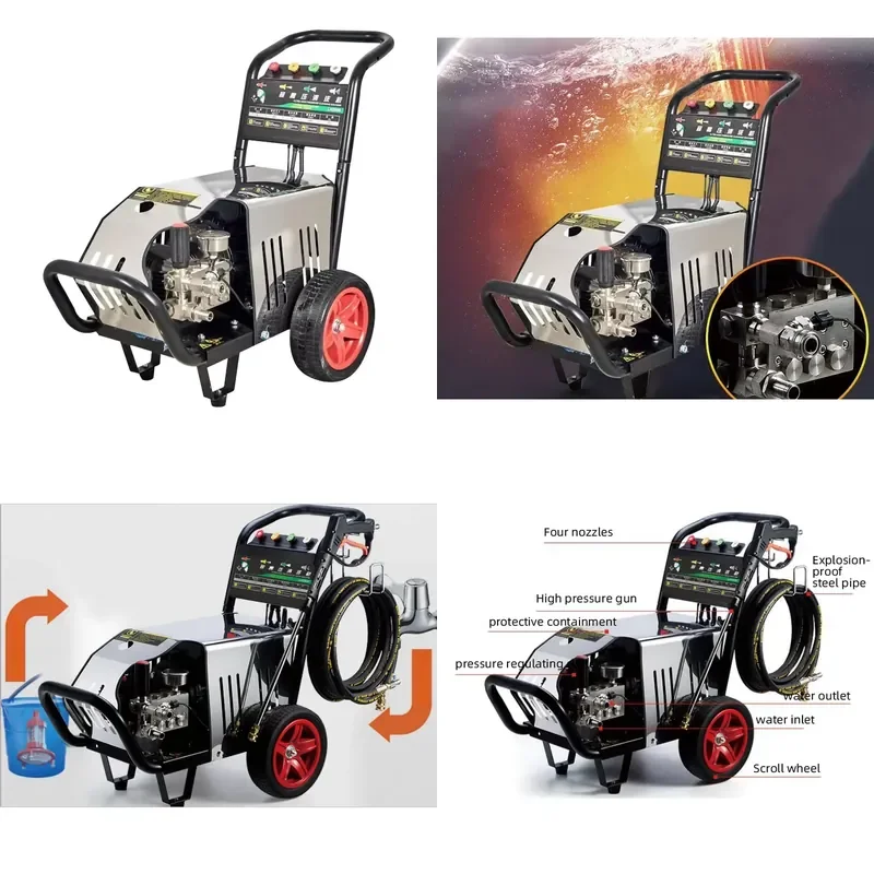 for KT-8020 High Pressure Water Cleaning Machine Portable Car Washer Power Washer Gun for Home Garden Outdoor Cleaning Tool